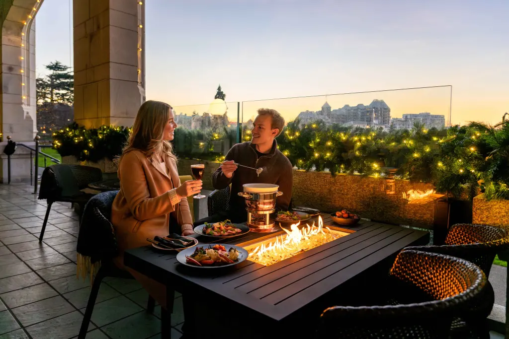 Christmas Veranda at the Empress