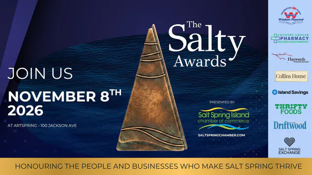 2026 Salty Awards Gala Evening presented by the SS Chamber of Commerce