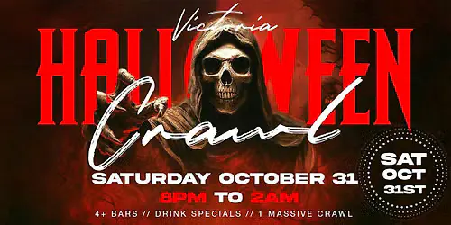 Victoria Halloween Bar Crawl — Halloween Saturday on Sat, Oct 31st
