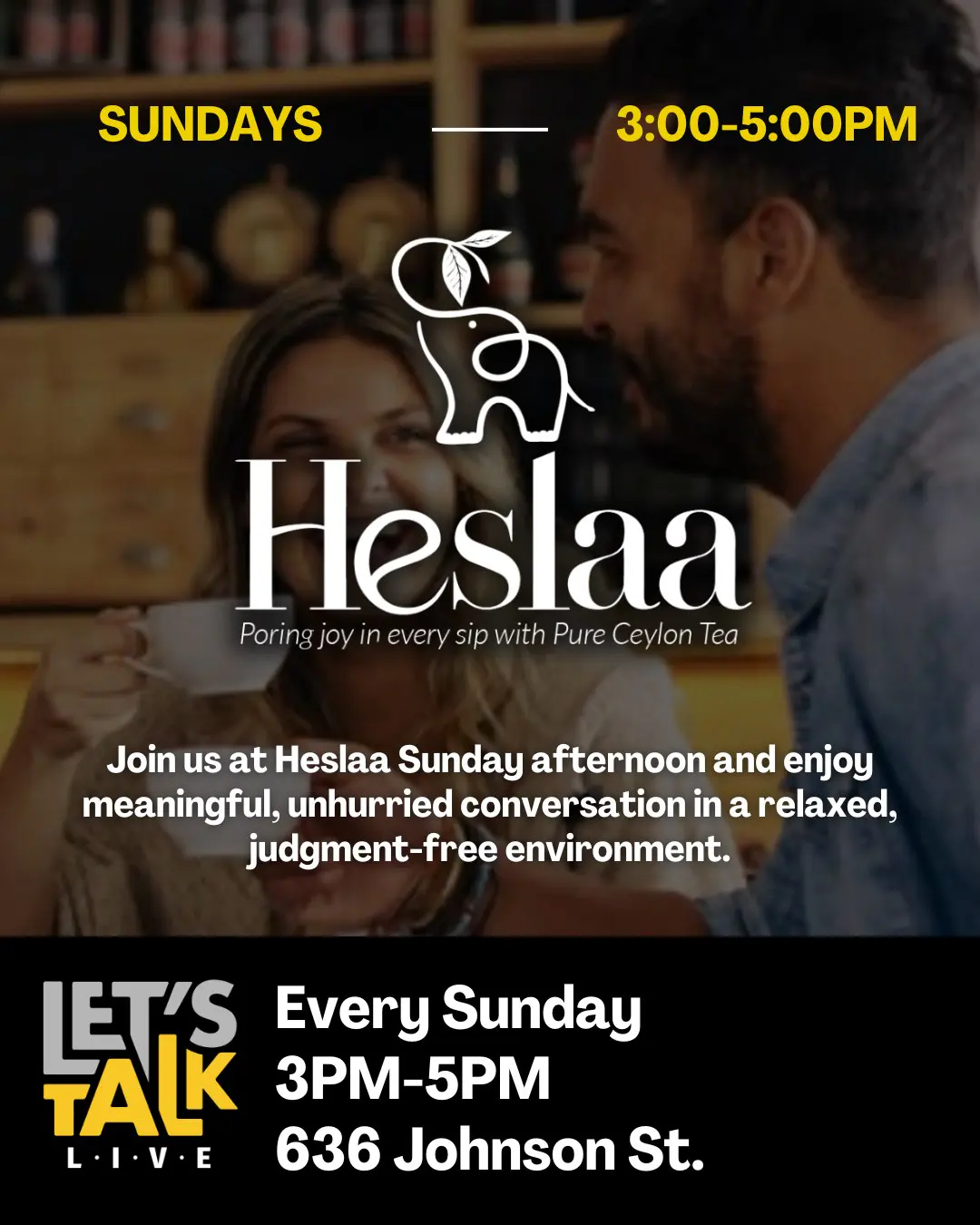 Let’s Talk Live: Sunday Afternoon Conversation and Connection
