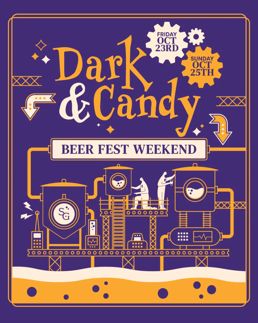 Dark & Candy Beer Fest Weekend – Small Gods Brewing Co.
