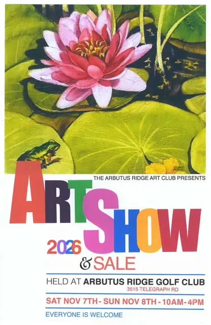 Arbutus Ridge Art Club Show and Sale